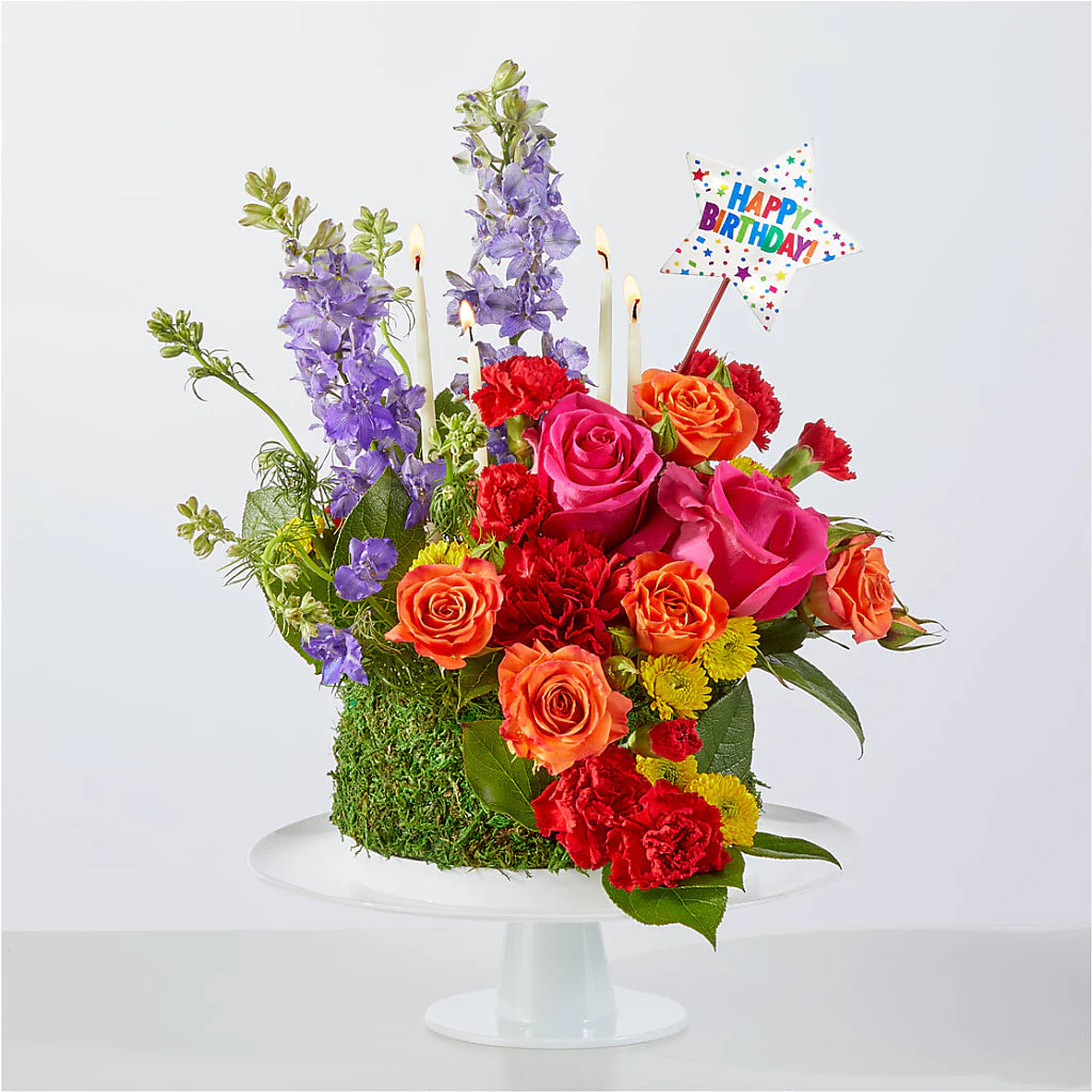 Best Year Yet Floral Cake - Image 2