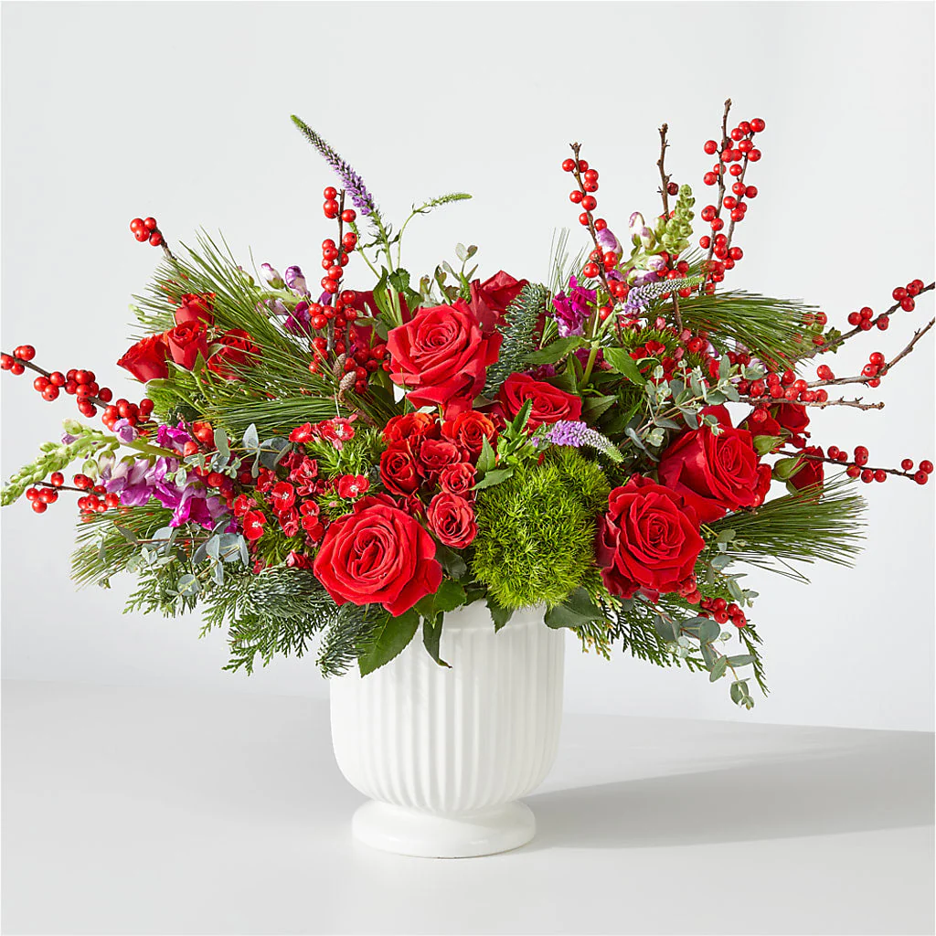 Big Red Bow Bouquet - Image 2