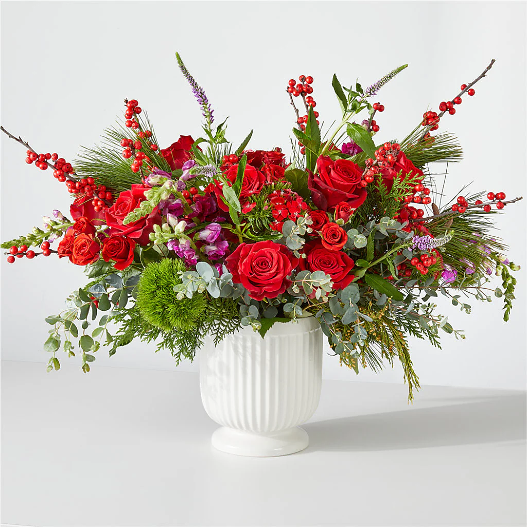 Big Red Bow Bouquet - Image 3