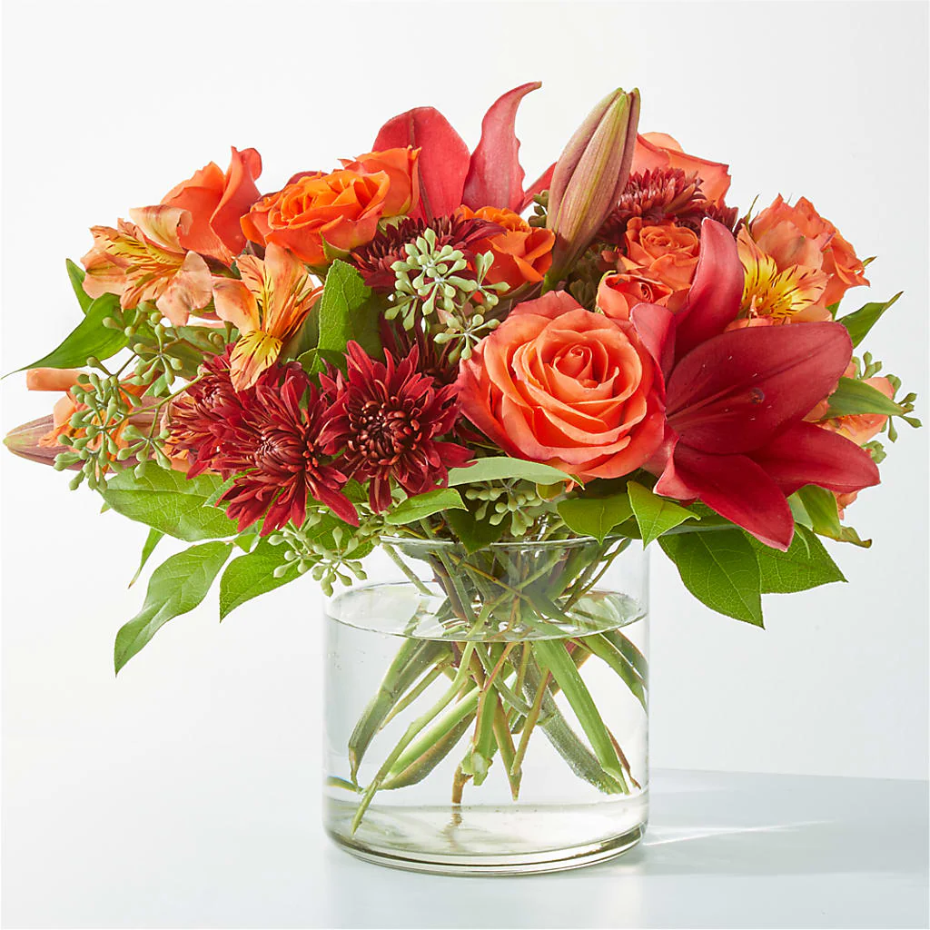 Crimson Leaves Bouquet - Image 2