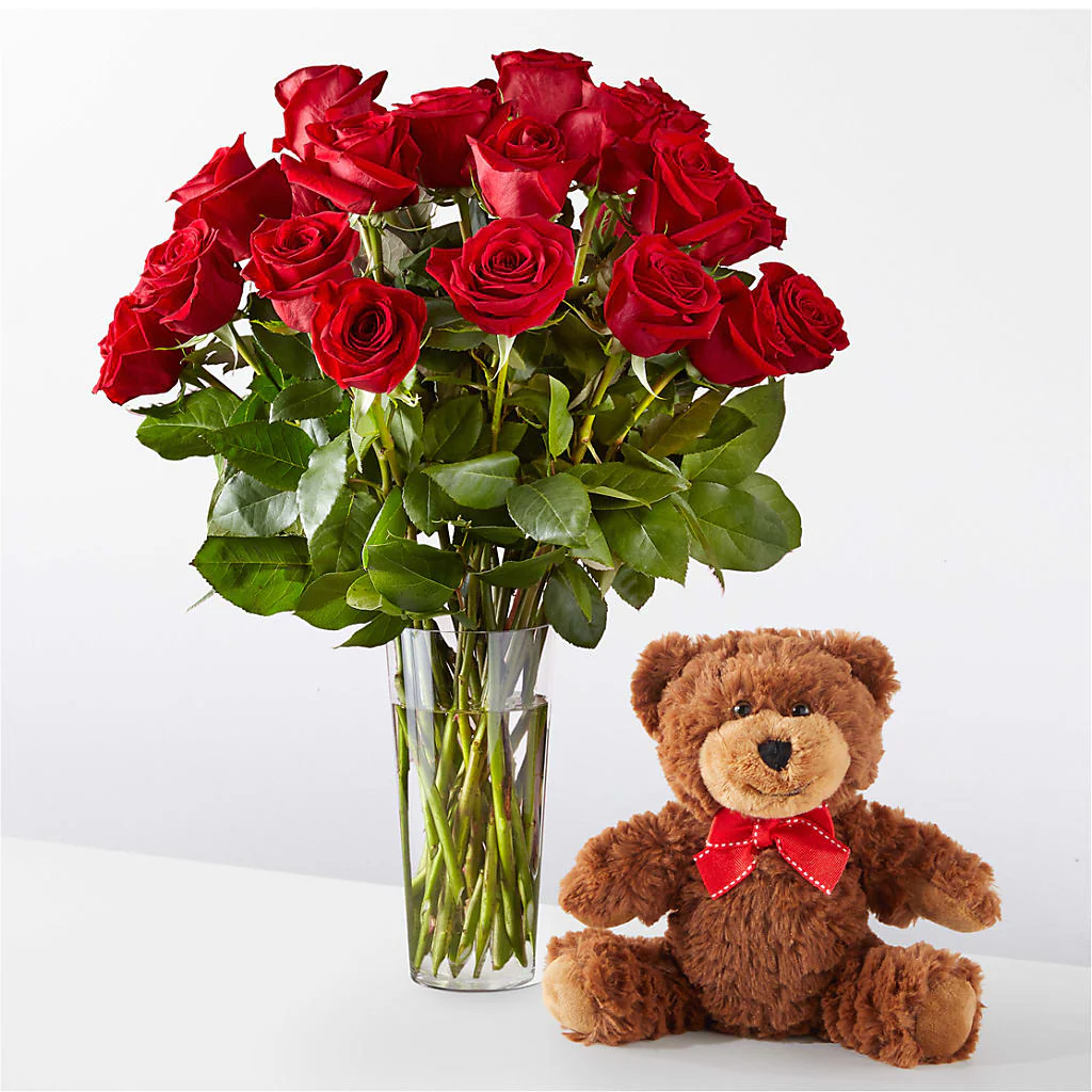 Romantic Long Stem Red Rose Bouquet Bundles - Image 3
